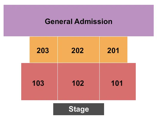 ENDSTAGE RSV GA Seating Map Seating Chart