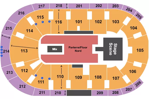 DON OMAR Seating Map Seating Chart