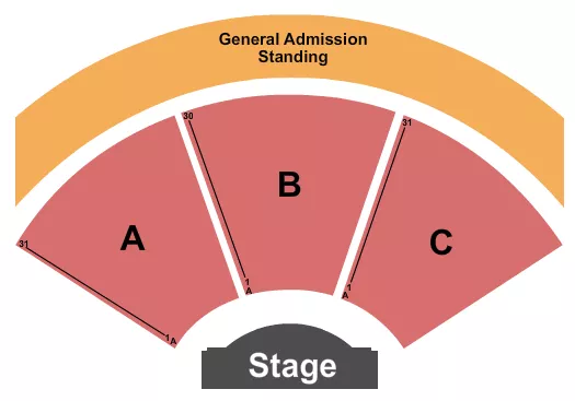 ENDSTAGE 2 Seating Map Seating Chart
