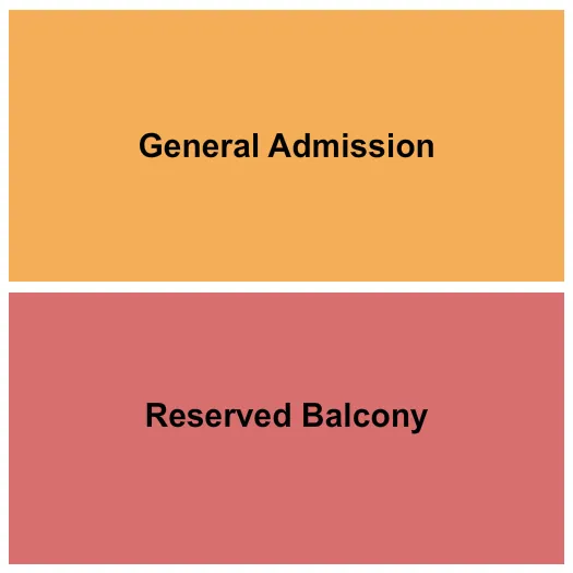 POPS NIGHTCLUB AND CONCERT VENUE GA RSV BALCONY Seating Map Seating Chart