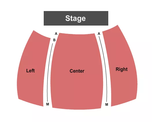 END STAGE Seating Map Seating Chart
