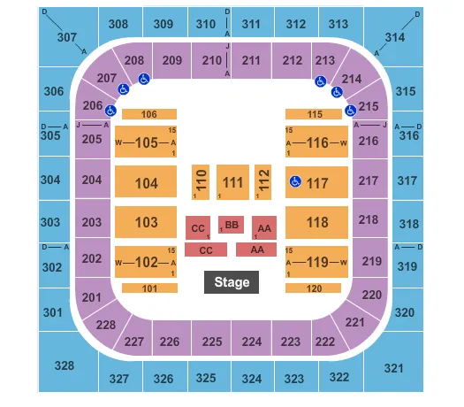 CLUB MAP Seating Map Seating Chart