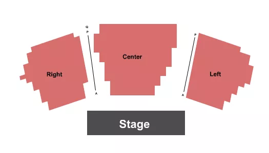 END STAGE Seating Map Seating Chart