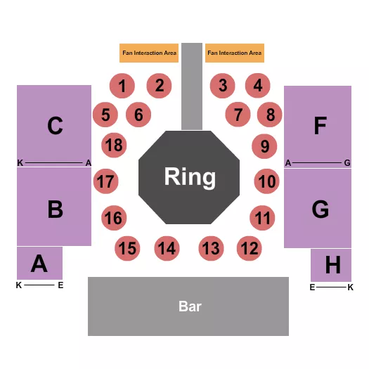 MMA Seating Map Seating Chart