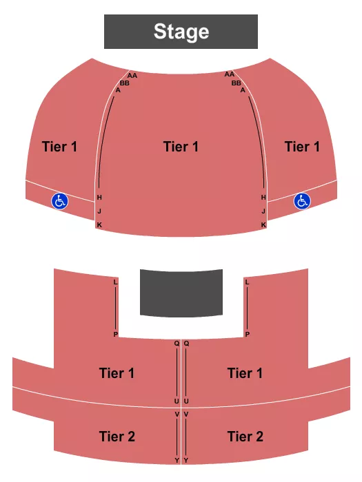 ENDSTAGE Seating Map Seating Chart