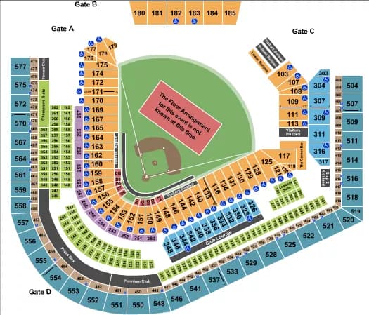 GENERIC FIELD Seating Map Seating Chart