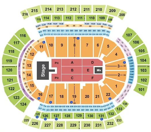 ELLA LANGLEY Seating Map Seating Chart
