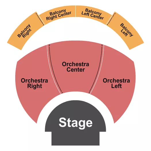 QUADRACCI POWERHOUSE MILWAUKEE REPERTORY THEATER END STAGE Seating Map Seating Chart