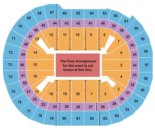 GENERIC FLOOR Seating Map Seating Chart