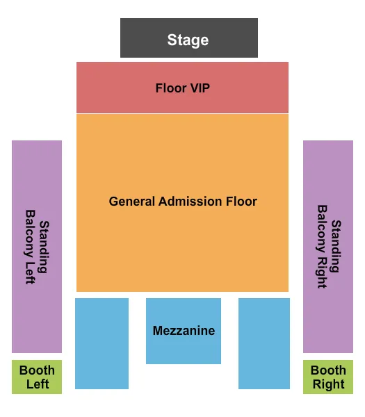 QUEEN ELIZABETH THEATRE TORONTO ENDSTAGE VIP REGULAR FLOOR Seating Map Seating Chart