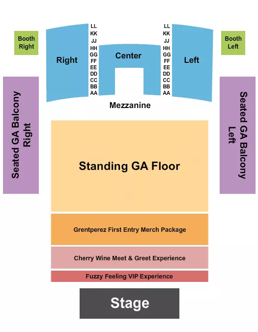 QUEEN ELIZABETH THEATRE TORONTO GRENTPEREZ Seating Map Seating Chart