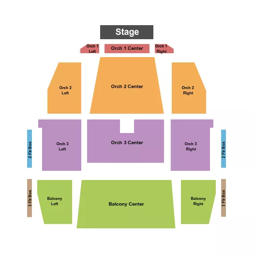 END STAGE 2 Seating Map Seating Chart