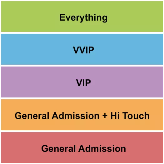 RACKET NY GA VIP VVIP Seating Map Seating Chart