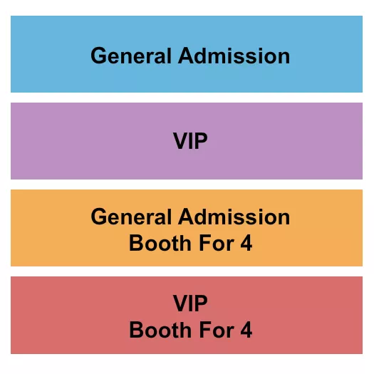 GA VIP BOOTHS Seating Map Seating Chart