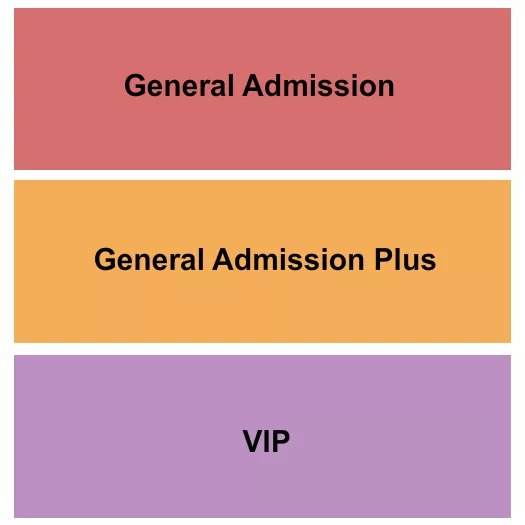 GA PLUS VIP Seating Map Seating Chart