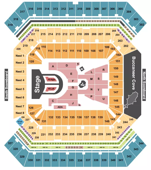 KAROL G Seating Map Seating Chart