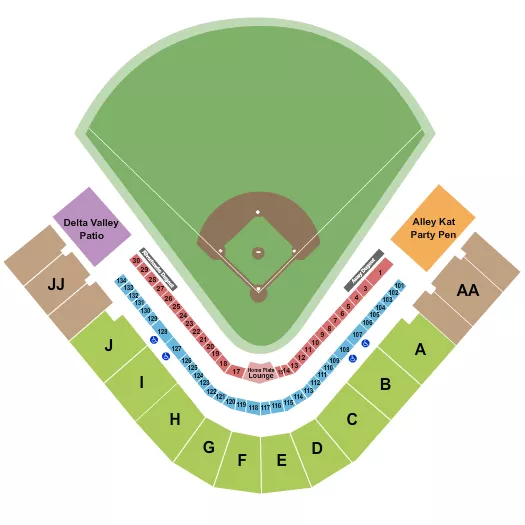 RE MAX FIELD BASEBALL Seating Map Seating Chart