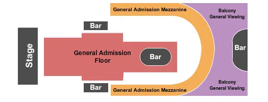 REBEL TORONTO KILLSWITCH ENGAGE Seating Map Seating Chart