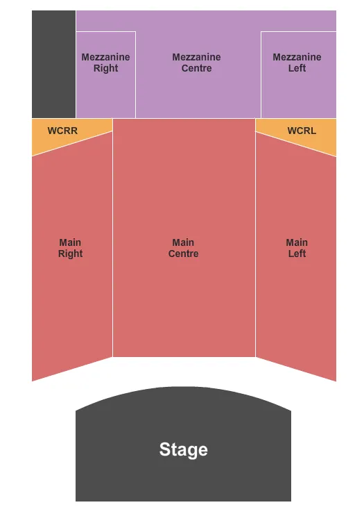 ENDSTAGE 2 Seating Map Seating Chart