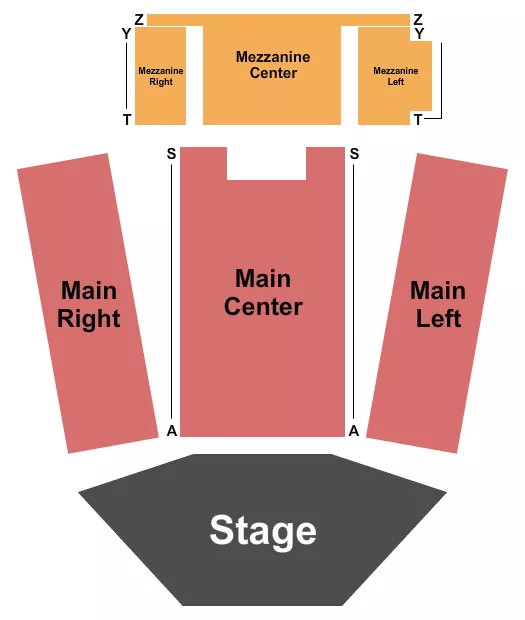 ENDSTAGE 3 Seating Map Seating Chart