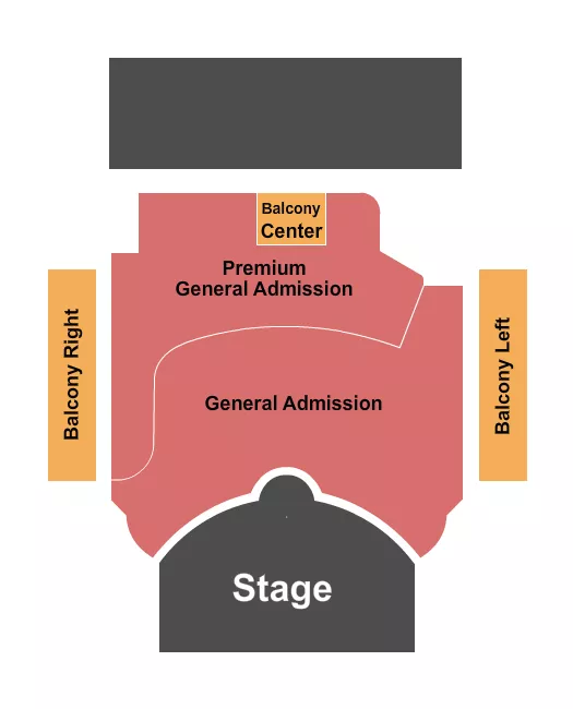 GA PREMIUM BALC Seating Map Seating Chart