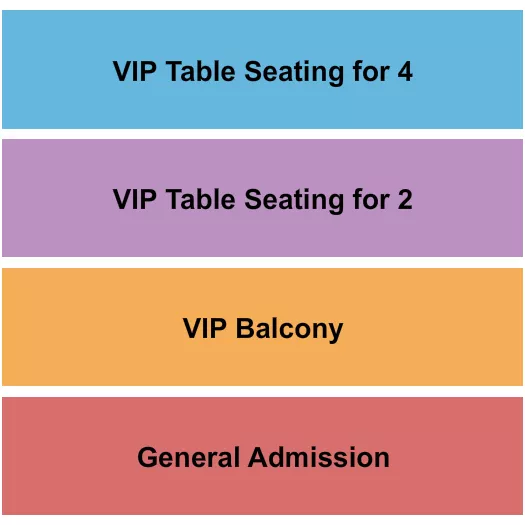 GA VIP BLC VIP TABLE Seating Map Seating Chart