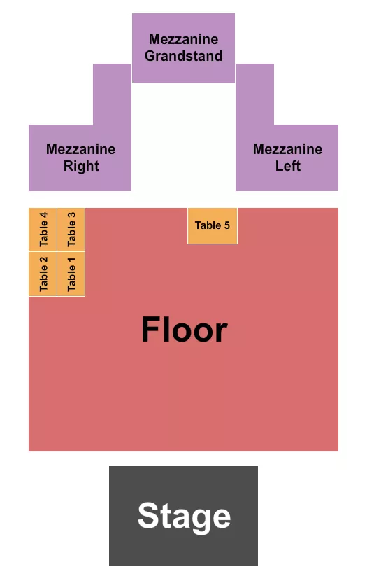 REGENT THEATRE CA ENDSTAGE RSV FLOOR 2 Seating Map Seating Chart