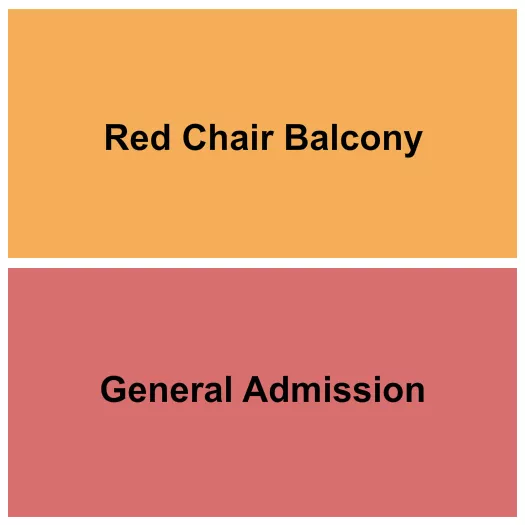 REGGIES ROCK CLUB GA BALCONY Seating Map Seating Chart