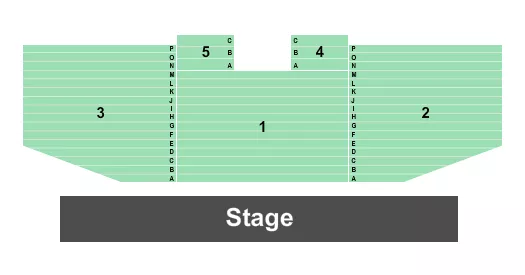 END STAGE Seating Map Seating Chart
