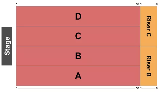 ENDSTAGE 3 Seating Map Seating Chart