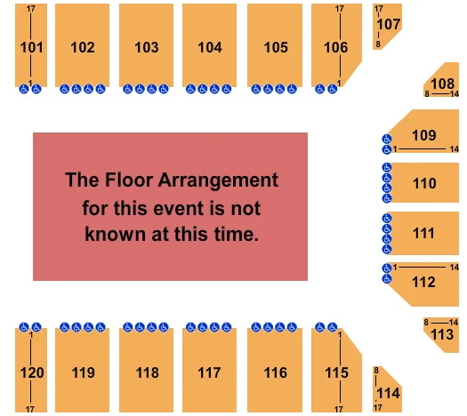 GENERIC FLOOR Seating Map Seating Chart