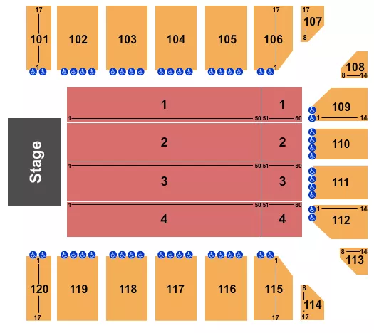 JOHN MULANEY Seating Map Seating Chart