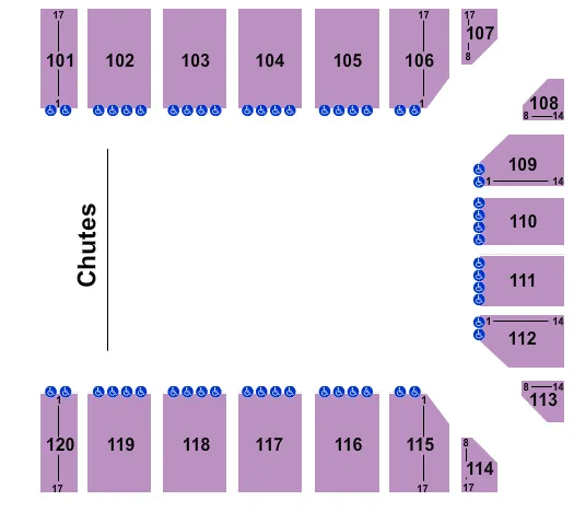 PBR Seating Map Seating Chart