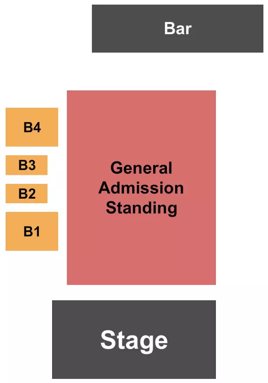 ENDSTAGE GA Seating Map Seating Chart