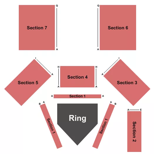 MMA 2 Seating Map Seating Chart