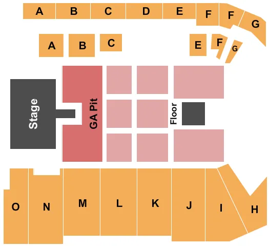 DALLAS SMITH Seating Map Seating Chart