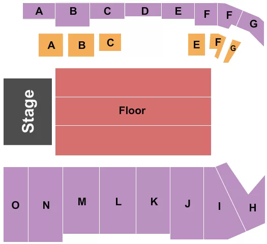 THERESA CAPUTO Seating Map Seating Chart