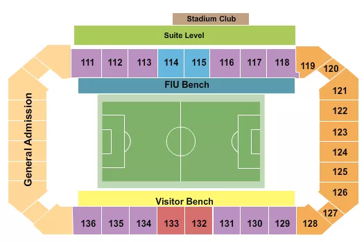 SOCCER Seating Map Seating Chart
