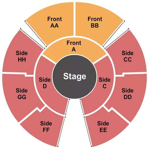 CIRCUS VAZQUEZ Seating Map Seating Chart