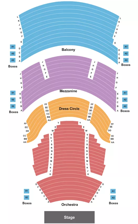 ENDSTAGE 3 Seating Map Seating Chart
