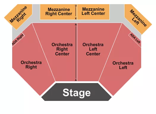 ENDSTAGE Seating Map Seating Chart
