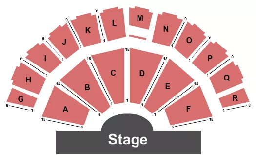 ENDSTAGE Seating Map Seating Chart