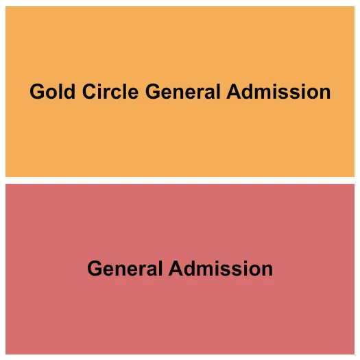 RIVERFRONT PARK HARRISBURG GENERAL ADMISSION GOLD CIRCLE GA Seating Map Seating Chart