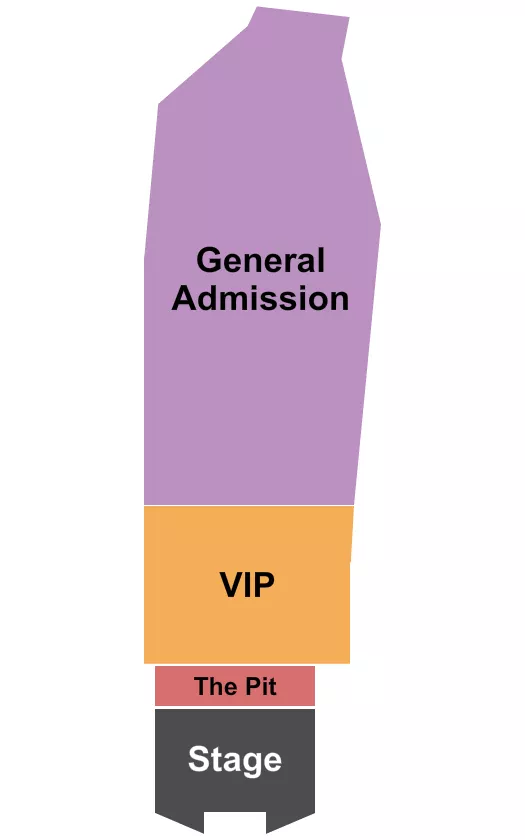 RIVERFRONT PARK LYNCHBURG LAWN PIT VIP Seating Map Seating Chart