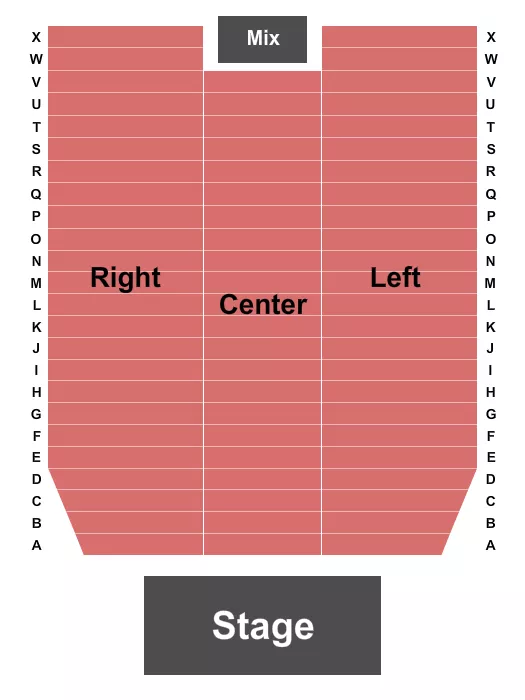RIVERS CASINO PHILADELPHIA ENDSTAGE LRC Seating Map Seating Chart