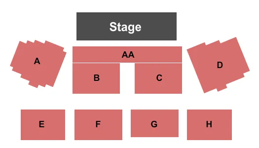 RIVERSIDE CASINO GOLF RESORT ENDSTAGE 3 Seating Map Seating Chart