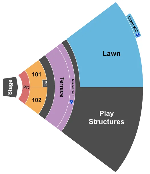 ENDSTAGE PIT Seating Map Seating Chart