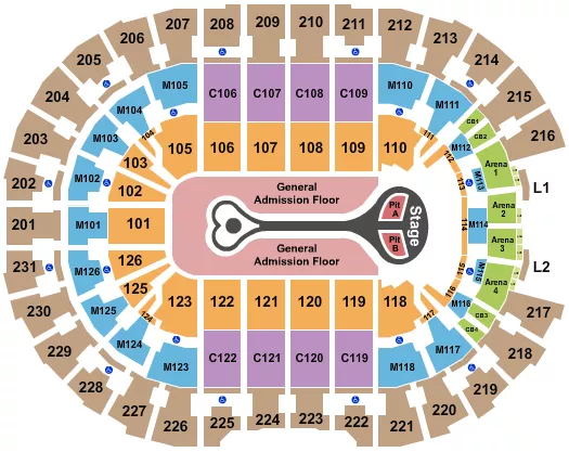BENSON BOONE Seating Map Seating Chart