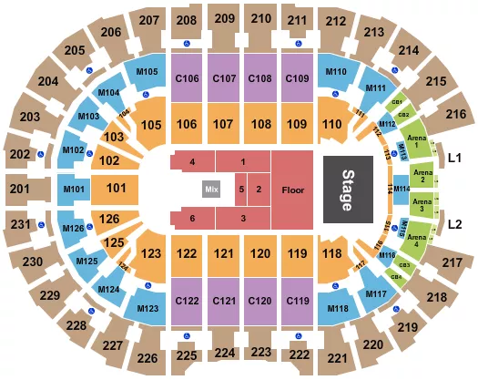 FLR GA RSV 1 6 Seating Map Seating Chart