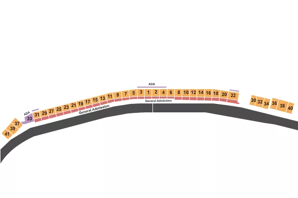 ROCKINGHAM SPEEDWAY ROCKINGHAM RACING Seating Map Seating Chart